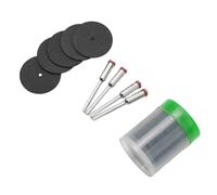 Disque de découpe de roue de meulage 40 pièces/set noir + argent pour broyage/coupe