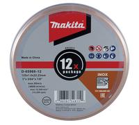 Disque De Découpe Makita 125 X 1,0 Mm Inox 12 Pièces 0923 6126