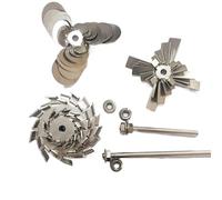 Disque de dispersion avec agitateur, Agitateurs en acier inoxydable, disques et pales, accessoires for mélangeurs de laboratoire, plusieurs tailles(Dispersing disc 9cm)