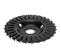 Disque de façonnage de meule disque de polissage de bois en alliage à grande vitesse pour la sculpture sur bois, matériau de sculpture de racines en alliage 12.5cm 262g