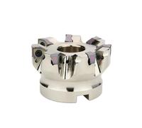 Disque de fraisage à avance rapide MEE190 90 degrés, installation XNEX080608, disque volant épaulement carré double face six lames(63-d22-5T cool)