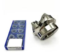 Disque de fraise à visage 50mm MFWN, tête 90 degrés MFWN90, Double face, coupe lourde hexagonale pour insertion WNMU08 Plaquettes de Carbure CNC(080608 GM KT8030,MFWN90 50R-22-4T)