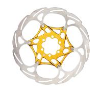 Formula 2-pieces 6b Brake Disc Doré 203 mm Silver / Gold