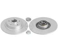 2x A.B.S. 17155C Coated Disque de frein pour RENAULT LAGUNA II (BG0/1) 274mm