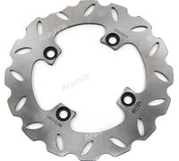 Disque de frein arrière, acier inoxydable durable, performance de freinage améliorée, argent