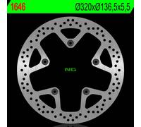 Disque de frein freins rond fixe pour moto pièces de rechange accessoires pièces