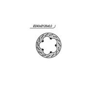 Disque De Frein Arrière NG 1200 Peugeot SAT RS / Black SAT 400 2008-2012