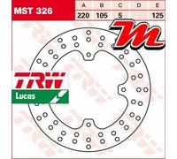 Disque de frein Arrière TRW Lucas MST 326 pour Honda SLR 650 RD09 1997-
