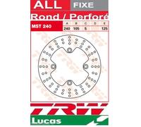 Disque de frein TRW MST240, 1 pièce