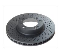 Disque de frein ATE 24.0128-0131.1 avant, ventilé, à haute teneur en carbone, 1 pièce