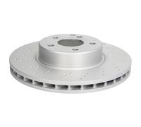 ATE Disque de frein 24.0128-0163.1 avant ventilé haute teneur en carbone 1 pièce