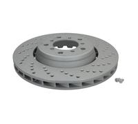 Disque de frein ATE 24.0128-0207.2 avant, ventilé, à haute teneur en carbone, 1 pièce