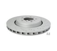 Disque de frein ATE 24.0128-0209.2 avant, ventilé, à haute teneur en carbone, 1 pièce