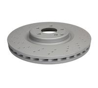 2x Disque de frein ATE 24.0130-0180.1 convient pour MERCEDES-BENZ