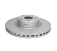 Disque de frein ATE 24.0132-0125.1 avant, ventilé, à haute teneur en carbone, 1 pièce