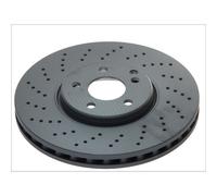 Disque de frein ATE 24.0132-0136.1 avant, ventilé, à haute teneur en carbone, 1 pièce