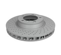 Disque de frein ATE 24.0134-0101.1 avant, ventilé, à haute teneur en carbone, 1 pièce