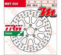 Disque de frein TRW MST500, 1 pièce