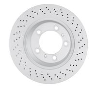 Disque de frein avant ATE pour Porsche 911 type 991 Carrera S, 4S, GTS et 4GTS phase 1 (2012-2016) - côté droit