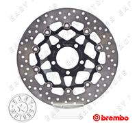 Disque De Frein Avant Brembo Flottant Série Or Pour Suzuki Sv S 650 99>02