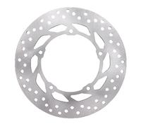 Disque de frein avant de moto, 265 mm 8CR13 Disque de frein en acier Rotor Remplacement Aérodynamique Trous de réduction de poids Plaque pour YZF R15 2016 à 2016