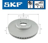 Disque de frein SKF VKBD 80385 V1