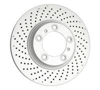 Disque de frein avant MEYLE pour Porsche 911 type 991 Carrera 2 et 4 phase 2 (2017-2019) - côté gauche