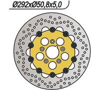 Disque De Frein Avant Ng Harley Davidson 883/1200/1340/1450 (Flottant) (292X50.8X5) (5X8.5Mm)