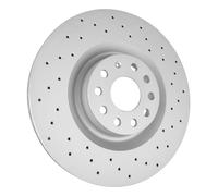 Disque de frein avant percé Zimmerman 345x30mm pour Audi A3 8P