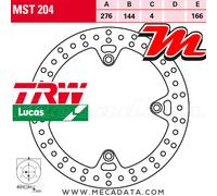 TRW MST204 Disque de frein
