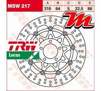 TRW Lucas Disques De Frein MSW217,DIAM. 310MM,FLOT.