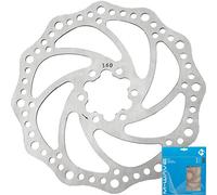 Disque de frein BD-160 Ø=160mm M-WAVE, acier inoxydable, 6 trous, argent