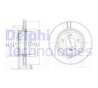 Delphi Disques de frein BG3938 ventilés avant - 2 pièces pour BMW