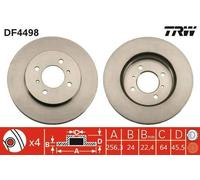 DISQUE DE FREIN BMW T. 3 2.5 86-91