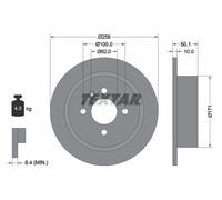DISQUE DE FREIN BMW T. E30 82-93