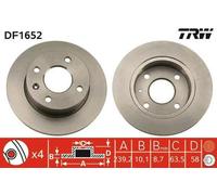 DISQUE DE FREIN BMW T. E38 94-