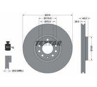 DISQUE DE FREIN BMW T. E46 98-