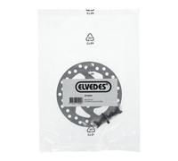 Disque de frein bmx 6 trous elvedes 120 mm argent -epaisseur 1.8 mm- inclus vis
