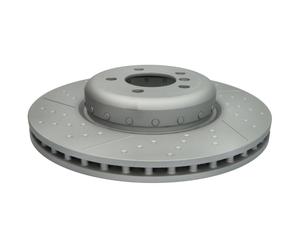 Disque de frein BOSCH 0 986 479 E10 avant, ventilé, rainuré, à haute teneur en carbone, 1 pièce