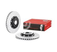 Brembo Disque de frein 9976423 avant, ventilé, rainuré, haute teneur en carbone, 1 pièce