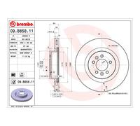 Disque de frein BREMBO 09.B858.11
