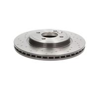 Disque de frein BREMBO 0986551X avant, perforé, ventilé, perforé, 1 pièce