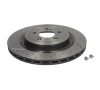 Disque de frein BREMBO 09B78811 arrière, ventilé, rainuré, à haute teneur en carbone, 1 pièce
