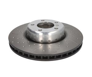 Disque de frein BREMBO 09C39813 avant, ventilé, rainuré, à haute teneur en carbone, 1 pièce