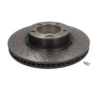 Disque de frein BREMBO 09D93111 avant, ventilé, à haute teneur en carbone, 1 pièce