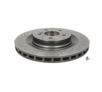 Disque de frein BREMBO 9925741 arrière, ventilé, rainuré, à haute teneur en carbone, 1 pièce