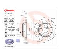 Disque de frein BREMBO XTRA LINE BREMBO 09.B338.1X, 1 pièce