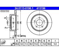DISQUE DE FREIN DAEWOO P. MATIZ 0.8-1.0 98-05