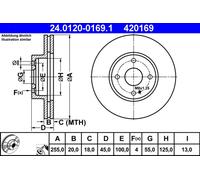 DISQUE DE FREIN DAIHATSU P. COPEN/SIRION/YRV 0.7-1.5 02-13