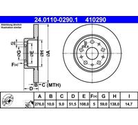 Disque De Frein D'Axe Arrière Pour ALFA ROMEO LANCIA 166 KAPPA